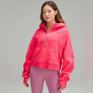 RARE NWT Lululemon Lululemon Scuba Oversized Half-Zip Hoodie in Lip Gloss